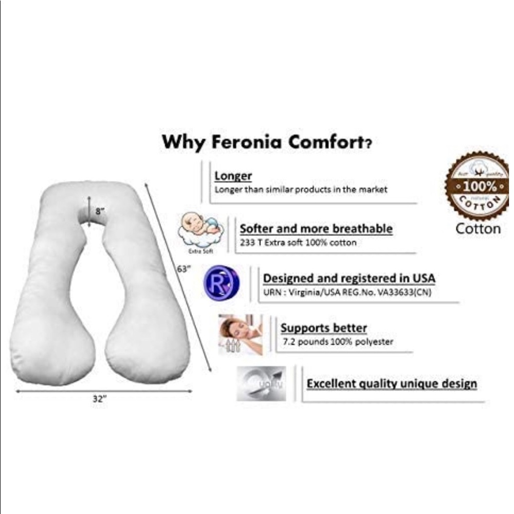 Feronia body pillow